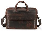 Vintage Mens Leather Messenger Shoulder Bag Laptop Case Work School High Quality