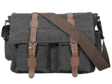 Men's Genuine Leather 13'' Laptop Case Small Briefcase Messenger Shoulder Bag 