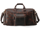 Men's Genuine Leather DSLR Camera Bag Messenger Shoulder Bag Cross Body Carry On
